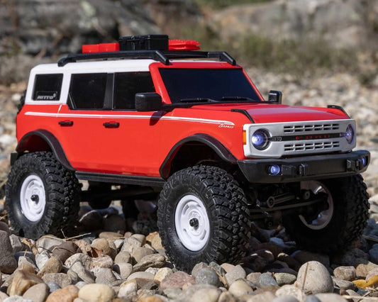 Axial SCX24 Ford Bronco Hard Body 1/24 4WD RTR Scale Mini Crawler (Heritage Red) w/2.4GHz Radio, Battery & Charger