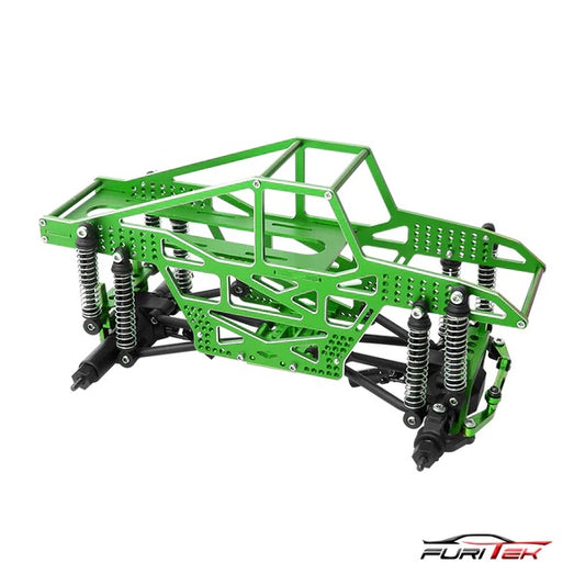 FURITEK RAMPART 1/24 FULL CNC MONSTER TRUCK KIT - GREEN