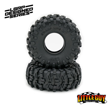 Pneumatici Little Guy Racing TRENCH King M/T 1.0 Per RC Axial SCX24 – Set Da 4 - Foto 2